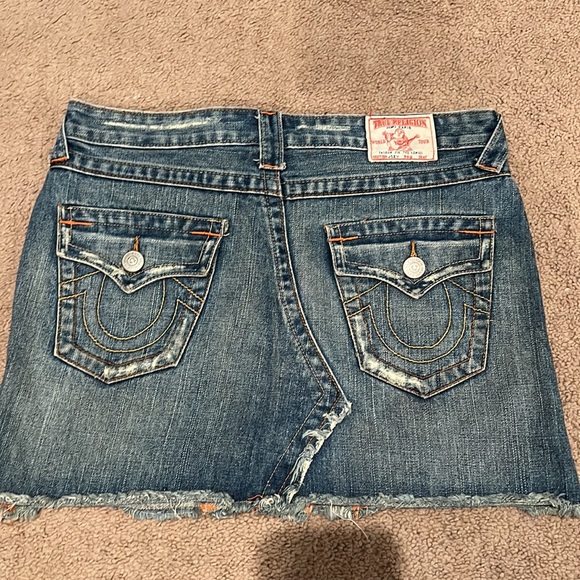 True religion denim skirt - Picture 2 of 2